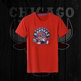 Men's Raptors Fresh Logo Red Short Sleeve T-Shirt FengYun,baseball caps,new era cap wholesale,wholesale hats